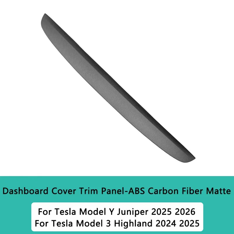 Heenvn Highland Dashboard Cover Trim For Tesla Model 3 And Model Y Juniper