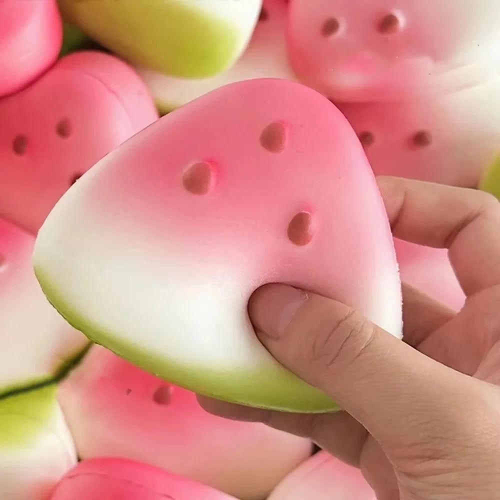 Watermelon Fidget Toy Stress Reliever Slow Rising Pinch Squeeze
