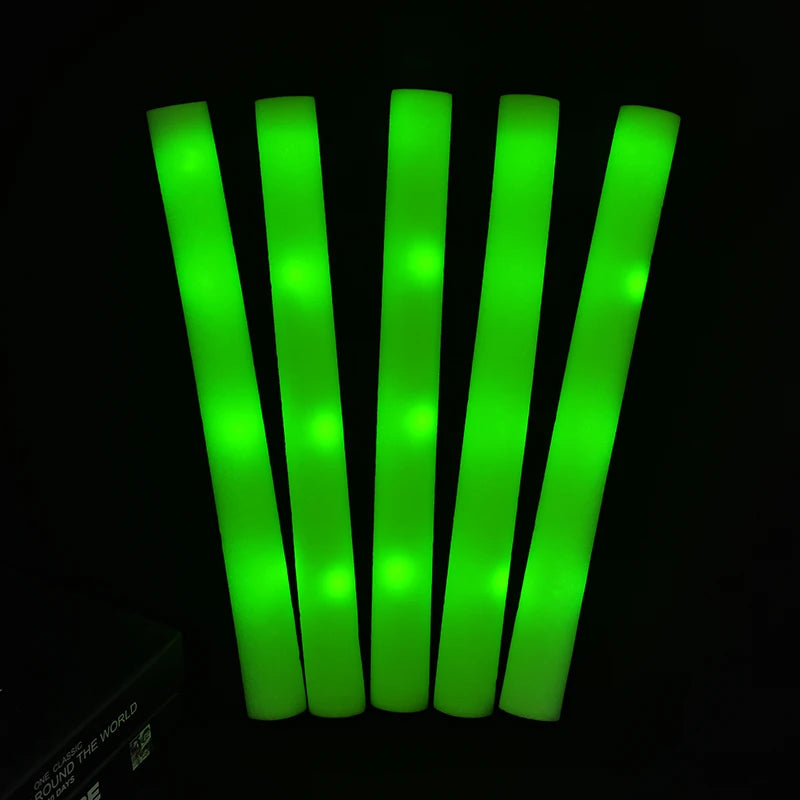 XinWen LC 30 Pack RGB LED Foam Sticks For Weddings And Parties
